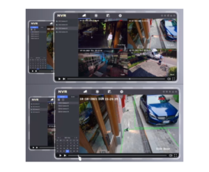 Інтерфейс меню Hikvision на реєстраторі-моніторі DS-7608NI-L1/W