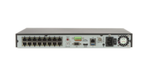16 PoE портів та тривожні інтерфейси на реєстраторі DS-7616NXI-I2/16P/S